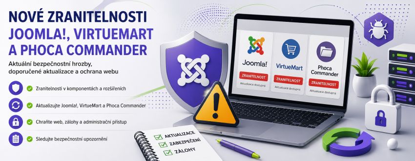 Nové zranitelnosti Joomla!