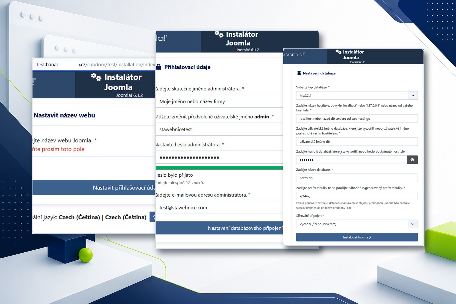 Instalace Joomla 6 krok za krokem