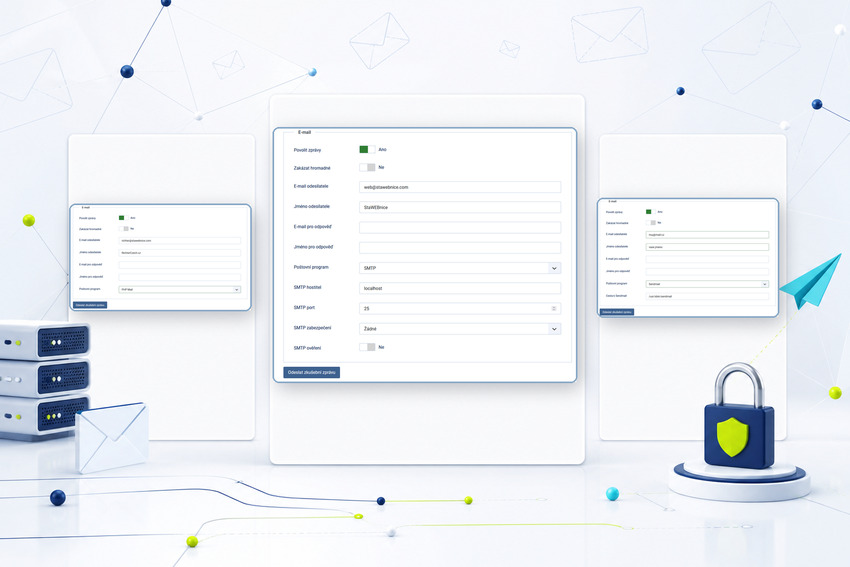 Jak nastavit odesílání e-mailů na webu Joomla