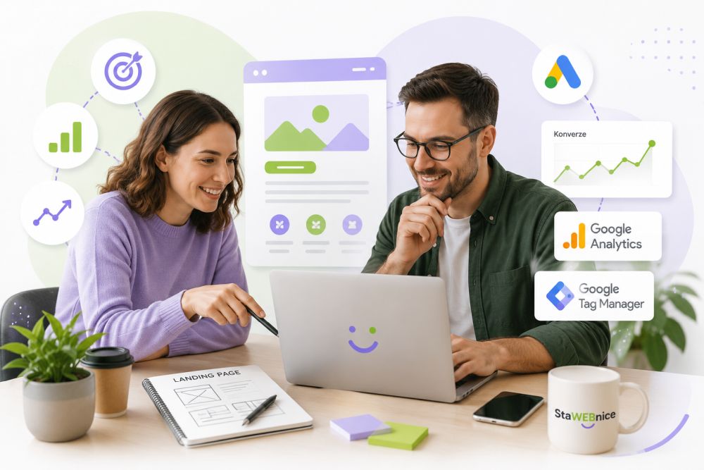 Landing page pro PPC kampaň a měření konverzí