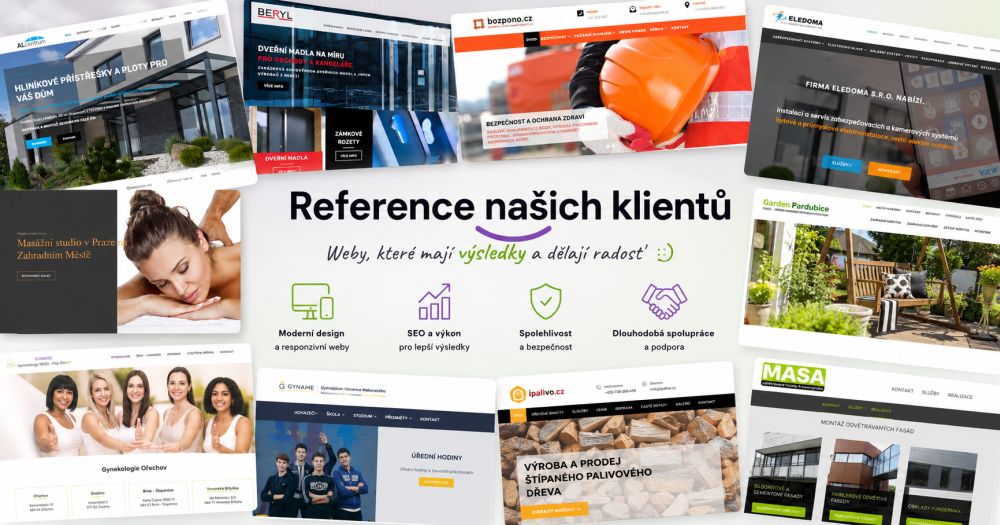 Reference klientů StaWEBnice a jejich zkušenosti se spoluprací