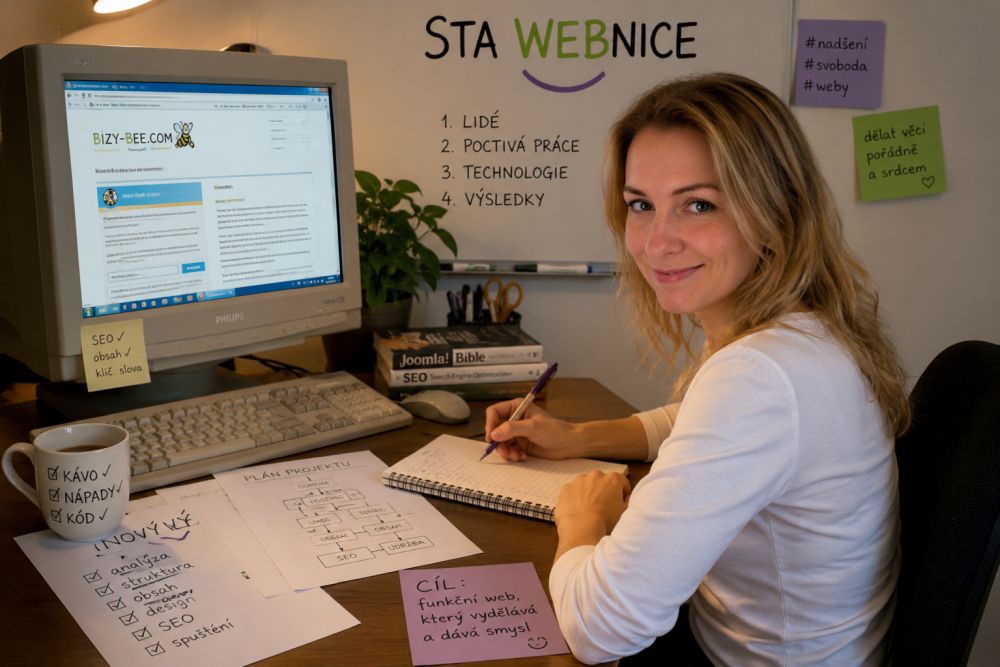 Začátky StaWEBnice v oblasti IT, marketingu a projektového řízení