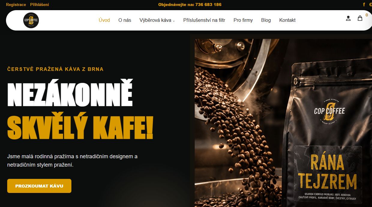 Náhled e-shopu COP Coffee