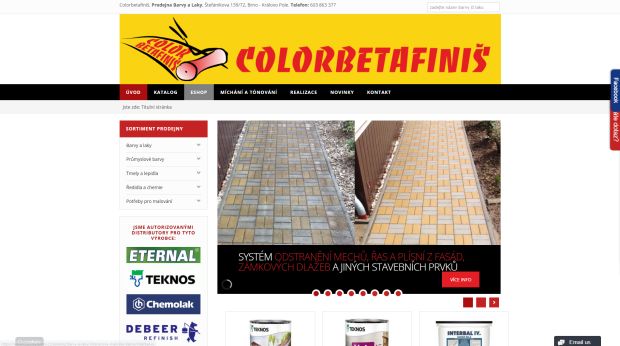 Náhled online katalogu Colorbetafiniš