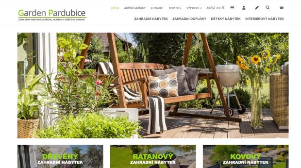 Náhled e-shopu Garden Pardubice
