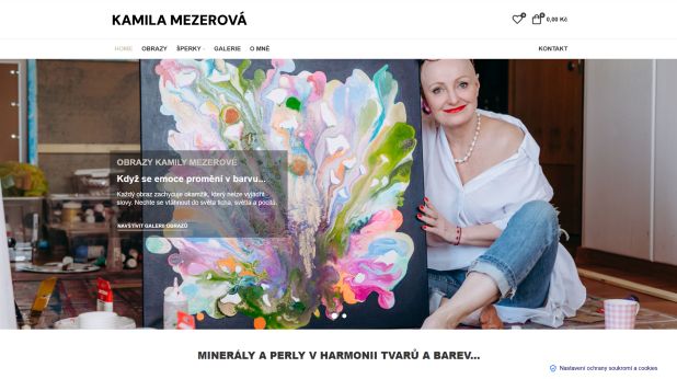 Náhled eshopu Kamila Mezerová