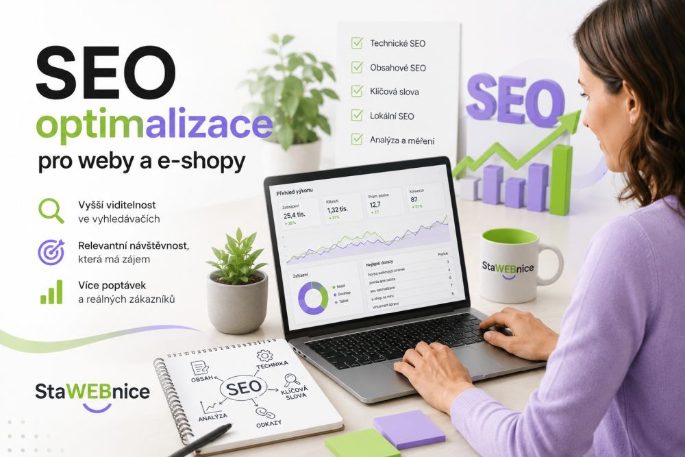 SEO optimalizace webových stránek a e-shopů StaWEBnice