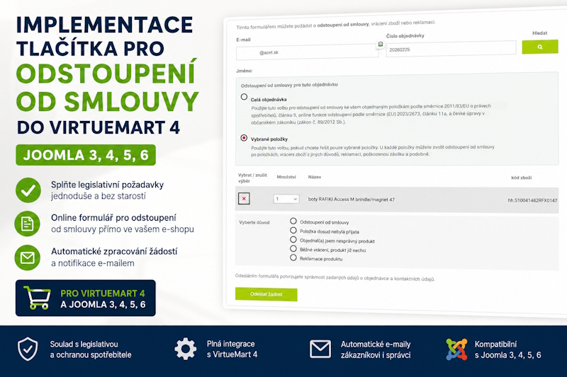 tlačítko pro odstoupení od smlouvy pro eshop virtuemart