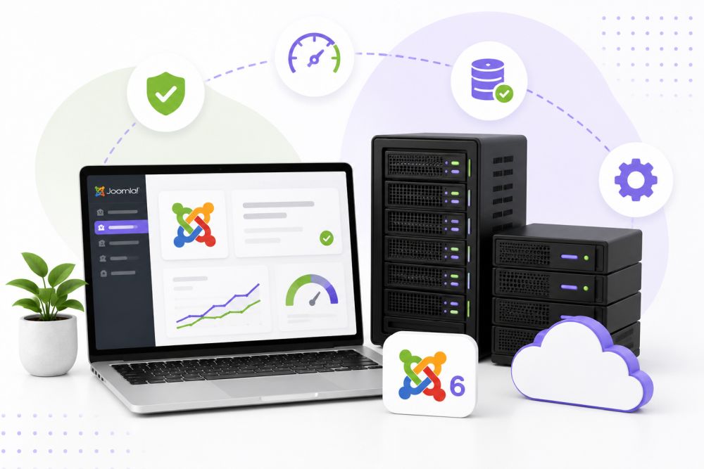 Webhosting splňující technické požadavky Joomla 6